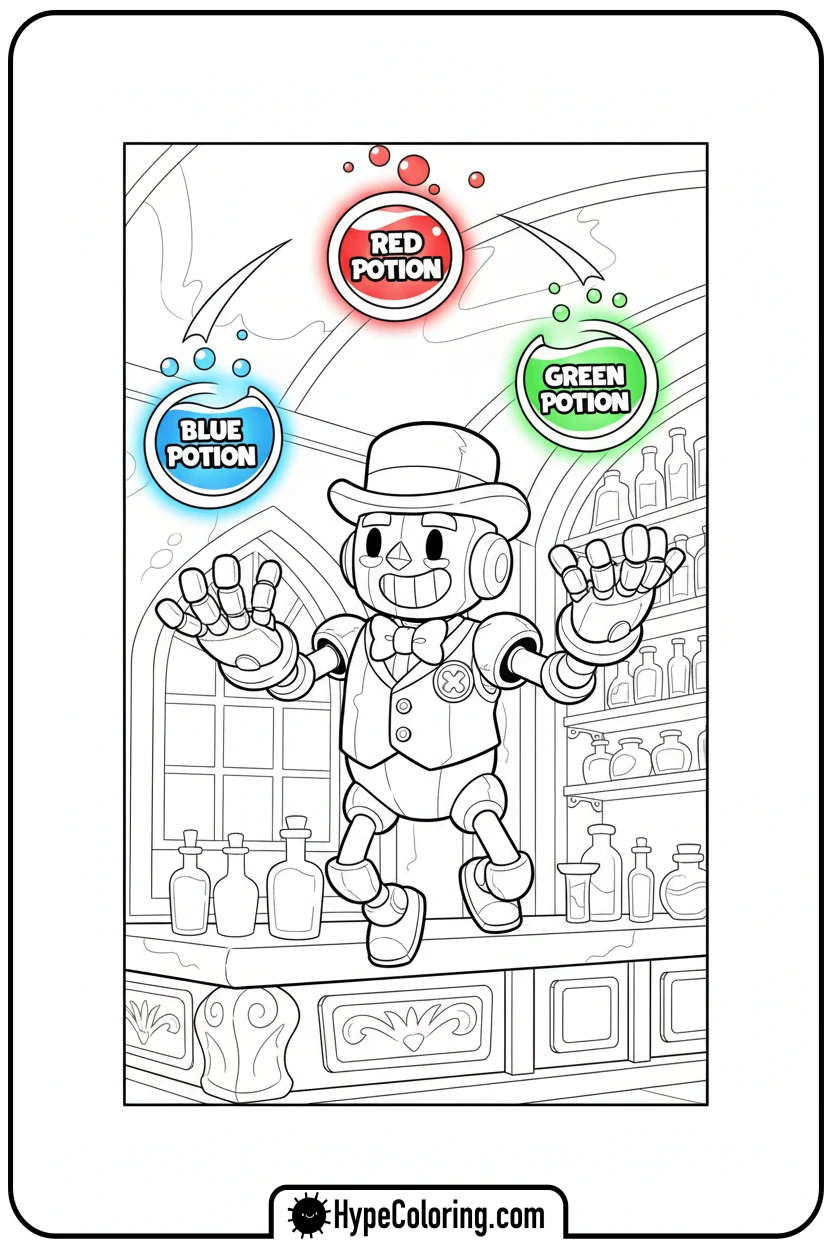 barley-juggling-potions - brawl stars coloring pages