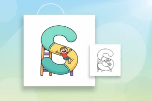 a-wavy-letter-s-transformed - letter s coloring pages