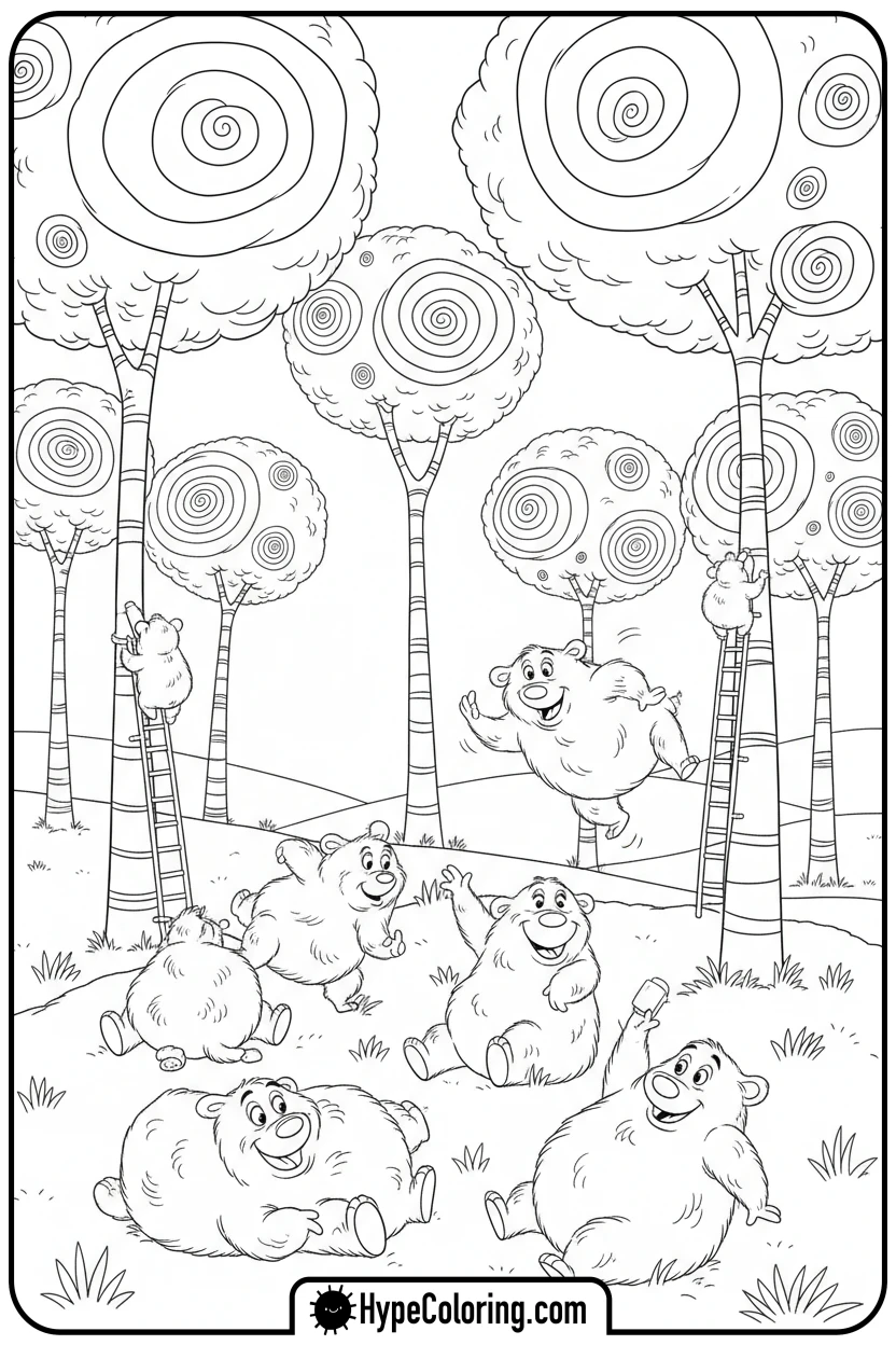 bar-ba-loots-playing - dr seuss coloring pages