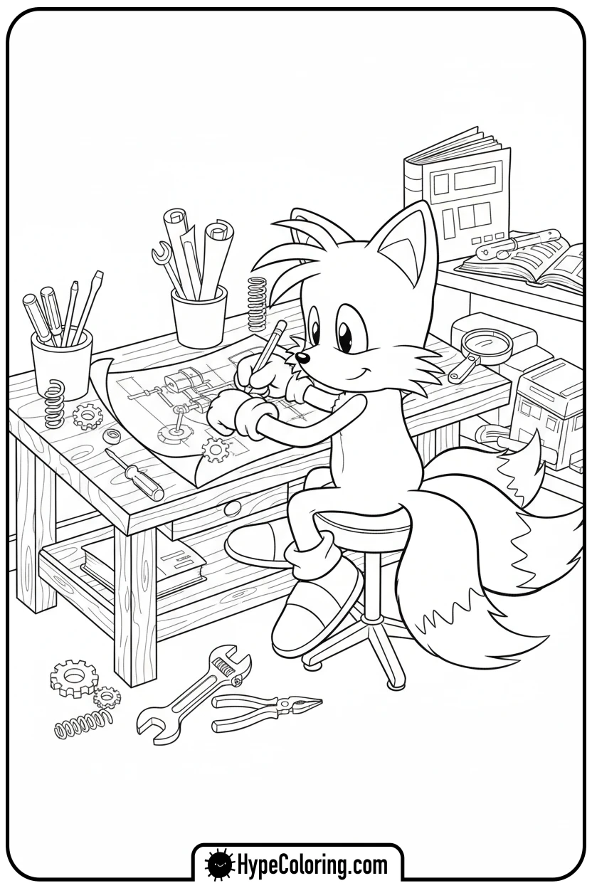 tails-sketching-invention - tails color page