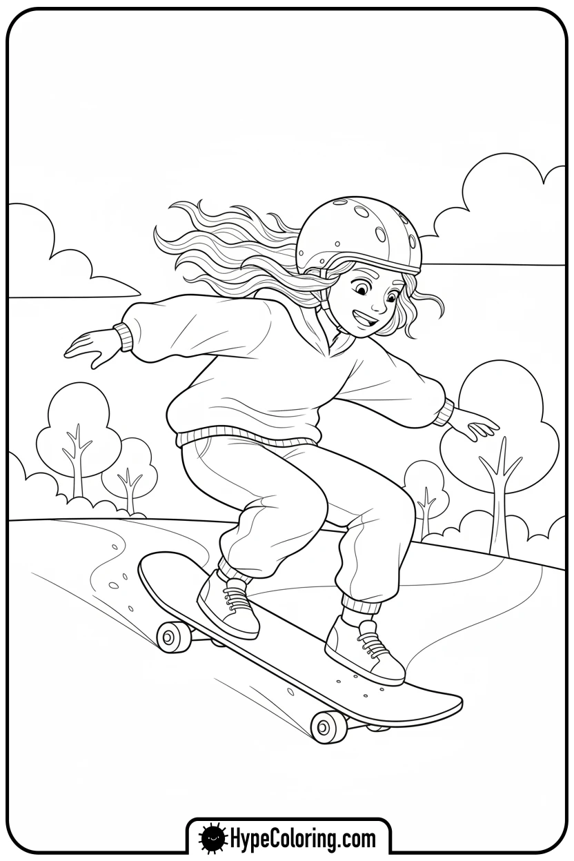 willt-skateboarding - winnie the pooh color pages