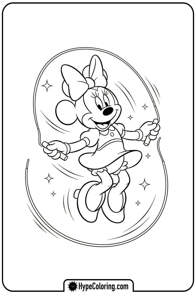 minnie-mouse-jumping-rope - minnie mouse printable coloring pages