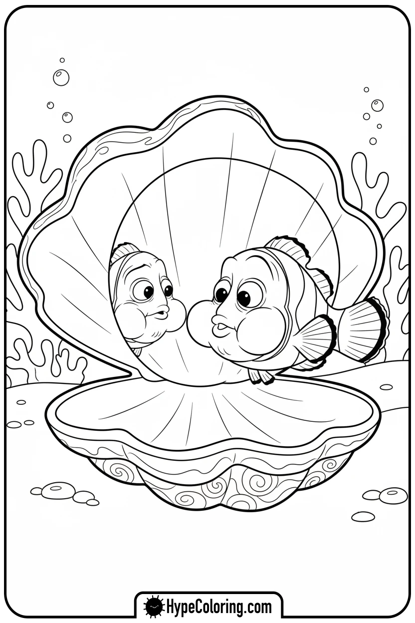 Click to download PDF nemo-funny-reflection - nemo color page
