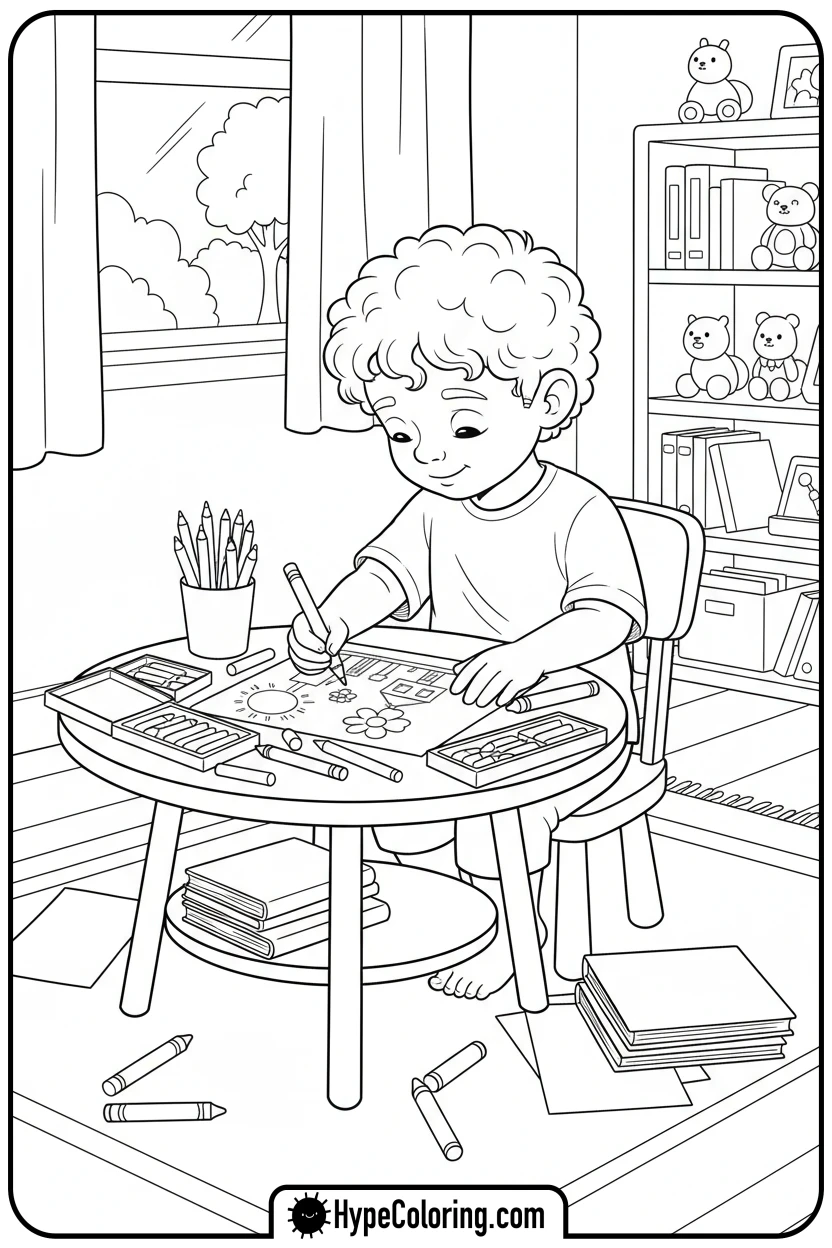 saja-boy-drawing-picture - saja boys coloring pages