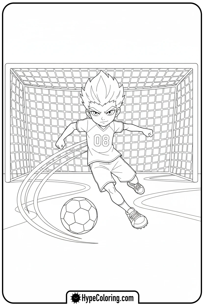 skz-character-kicking-soccer-ball - Skz Coloring Sheets
